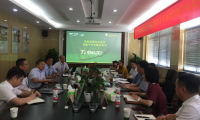 原杭州市委常委、副市長沈堅同志一行調(diào)研千年舟產(chǎn)業(yè)數(shù)字化成果