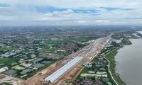新建昌九高鐵南昌東站動(dòng)車所主體完工