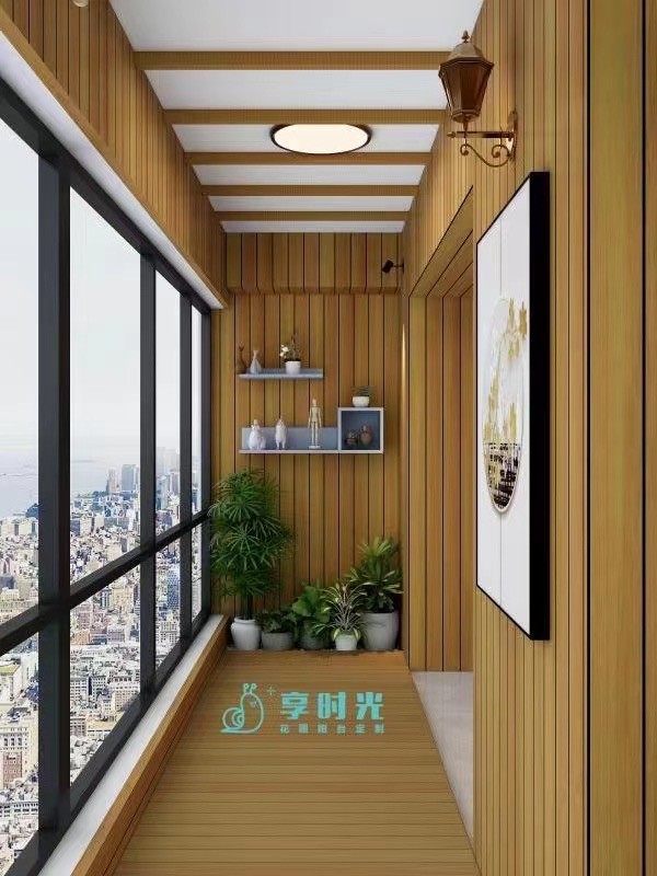 享時光木陽臺|廣州網紅小區(qū):陽臺是業(yè)主的世外桃源
