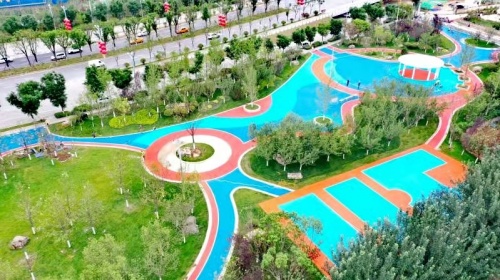 中鐵一局新運(yùn)公司為十四運(yùn)會添綠增彩
