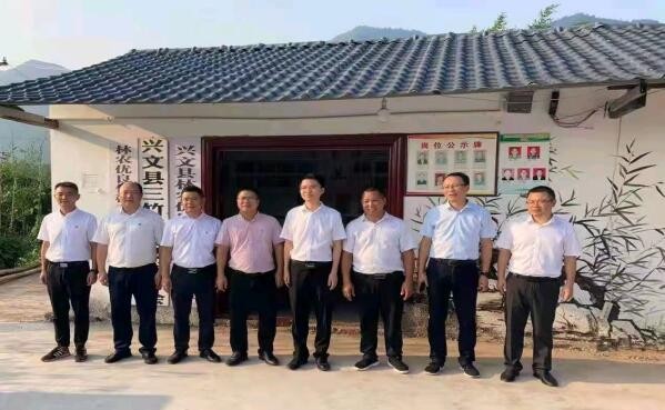 興文縣委副書記、代理縣長周明軍到蓮花鎮(zhèn)巨黃竹基地調研