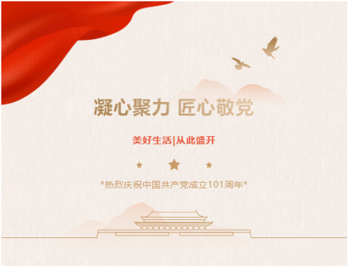 凝心聚力 匠心敬黨 | 金盛集團(tuán) 樂居商業(yè)喜迎“七一” 建黨節(jié)