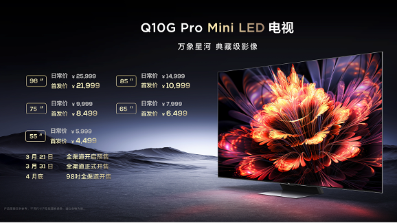 2023年電視TOP級(jí)別已定？TCL Q10G Pro榜上有名