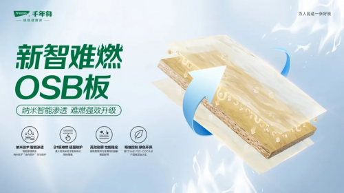 「好房子」安全先行，千年舟新智難燃OSB板為家保駕護航